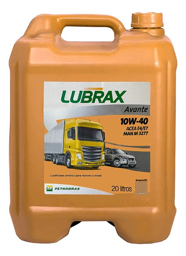 Lubrax Avante 10w40 Balde Mb 228.5 20l