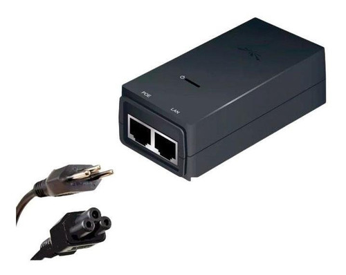 Fonte Ubiquiti Poe 24-12w-g-br Poe Injetor 24vdc 0.5amp