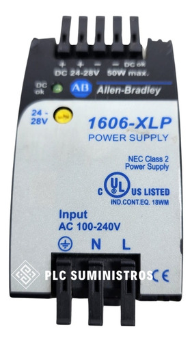 Allen-bradley 1606-xlp50e Power Supply  Ac 100-240v 50w