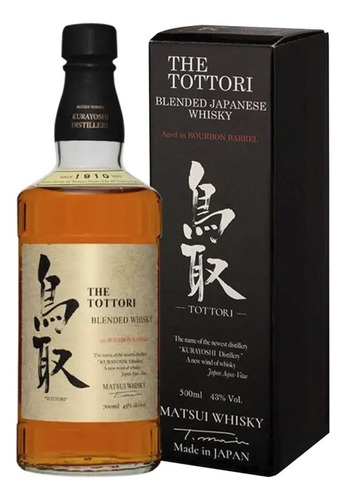 Whisky The Tottori Bourbon Barrel 700 Ml 43°