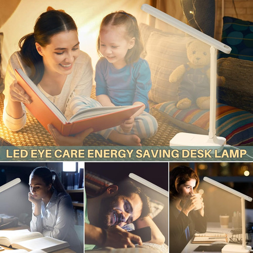 Lámpara De Escritorio Led Con Control Táctil Para Lectura, S