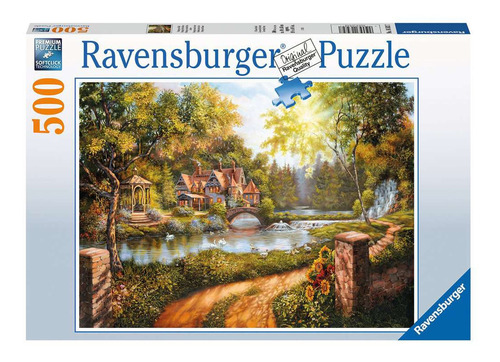 Puzzle Cabaña Junto Al Rio - 500 Piezas Ravensburger