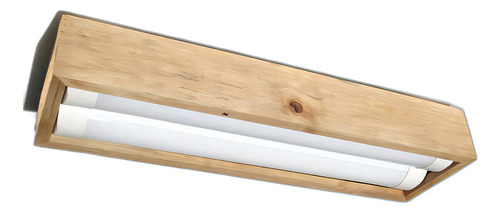 Luminária Lustre Pendente Rústico Madeira Led Lustre 40w