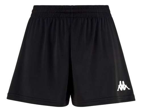 Shorts Kappa Borda Negro Mujer