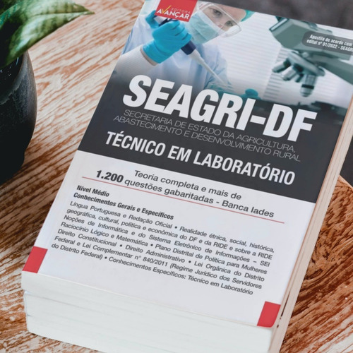 Apostila Seagri Df - Técnico Em Laboratório - Completa E Atualizada