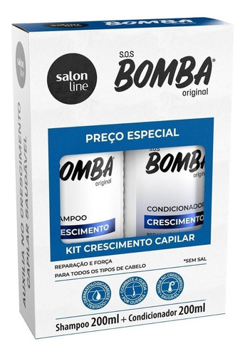 Salon Line Sos Bomba En Garrafa De 200ml