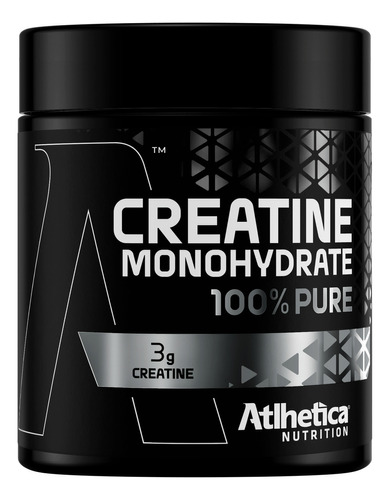 Creatina 300g - Creatine 100% Pure - Atlhetica Nutrition Sabor Neutro