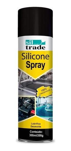 Silicone Spray Siltrade Lubrificar Desmoldar 300ml