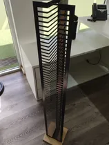 Comprar Torre Porta Cds De Madera Y Metal (capacidad 64 Cds) Marrón Oscuro