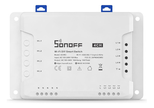 Control Remoto Inteligente Wifi De 4 Canales Y 4 Vías De Mon