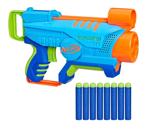 Lanzador Nerf Elite Explorer 8 Dardos