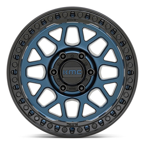 Rines Kmc Km549 Grs 17x9 6x139.7 Midnight Blue W/ Gloss Bla Color Midnight Blue W/ Gloss Black Lip