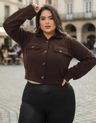 Jaqueta Feminina Bomber Veludo Cotelê Plus Size Inverno | MercadoLivre
