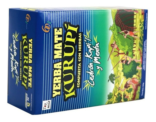 Imagem 5 de 5 de Erva Mate Kurupi De Terere Capim Limão E Menta - 500g