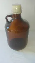 Comprar Frasco Botella Vidrio Ambar 1 Gal Tapa Plastica