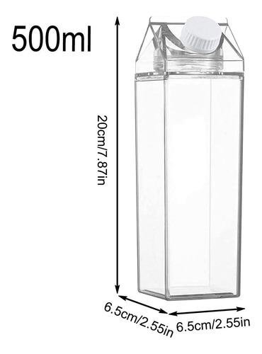Botellas De Leche Cuadradas Transparentes Botella De Agua De