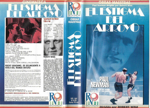 El Estigma Del Arroyo Vhs Paul Newman Steve Mcqueen (Usado)
