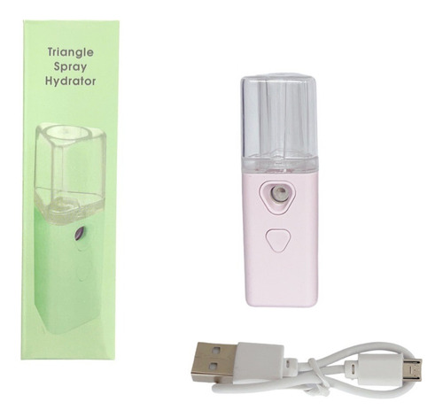 Nano Spray Humidificador Facial Recargable Rostro Y Pestañas