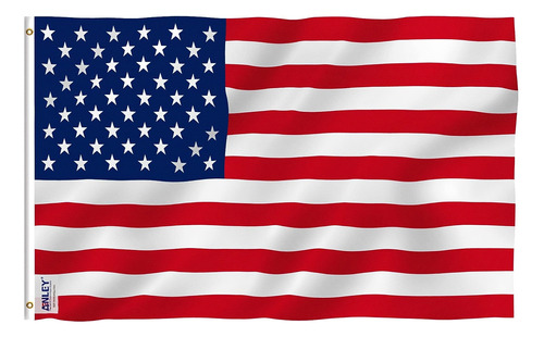 Bandera Estadounidense Anley Fly Breeze De 3 X 5 Pies, Color