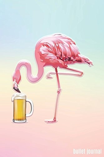 Bullet Journal Flamingo Drinking Beer Bullet Journal | 120 P