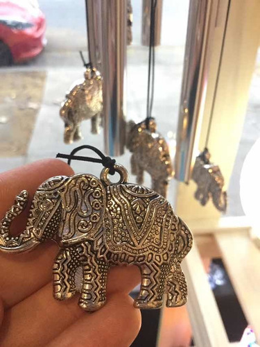 Imagen 4 de 5 de Llamador De Ángeles Elefante 60 Cms