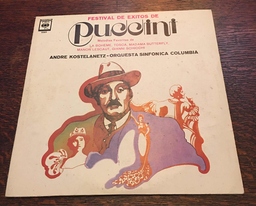 Disco De Vinilo Pasta Puccini M Butterfly, La Bohème Y Otros