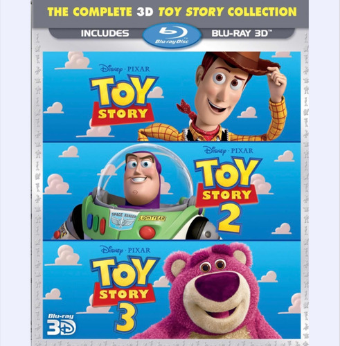 Toy Story 3d Blu-ray Trilogía