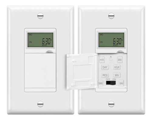 Temporizador Programable Luces Ventiladores Pack 2 Enerlites