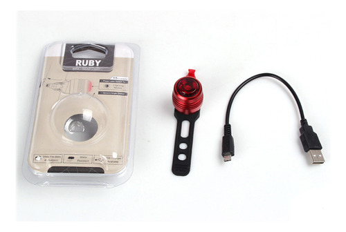 Luz Trasera Rts At Cycling Para Bicicleta, Brillante Y Segur