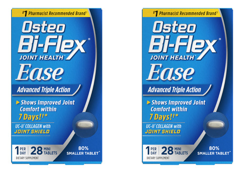 Bi-flex Ease Colágeno 56 Comprimidos Importado Usa Sem Sabor