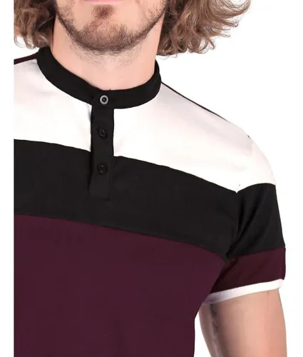 Playera Moda Polo Hombre Vino Stfashion 71604225 Playera Moda Polo Hombre Vino Stfashion 71604225