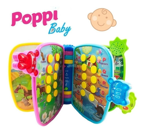 Imagen 4 de 6 de Libro Didactico Interactivo Aprendizaje Luz Y Sonido Poppi