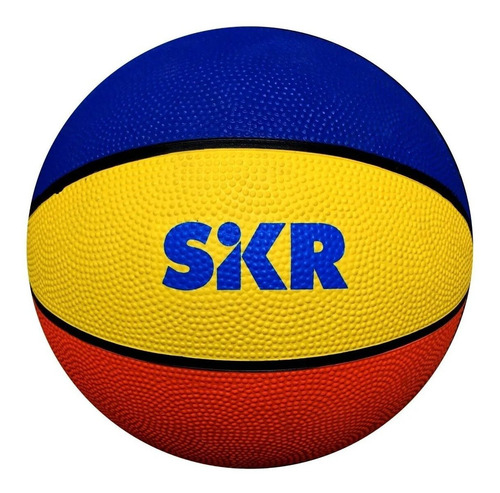 Imagen 2 de 2 de Pelota Basquet Club Striker Tricolor Nº7 Caucho Oficial