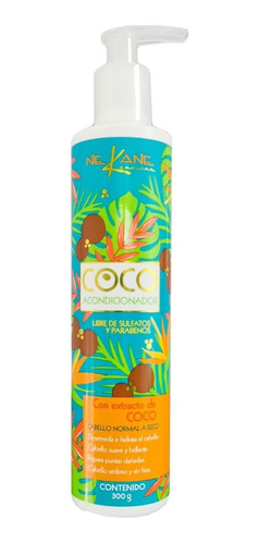 Acondicionador Para El Cabello De Coco Nekane 300 G