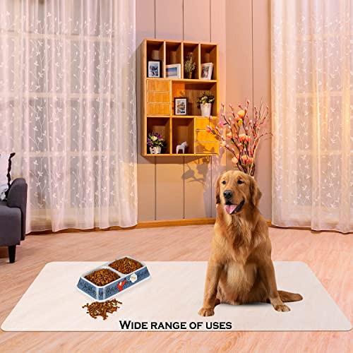 Protector De Mesa De Silicona Extra Grande De 36 X 24 Pulgad