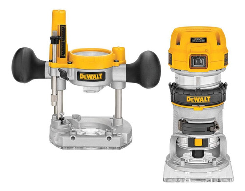 Kit De Router Dewalt Dwp611pk Con Base Fija Y Sumergida De 1