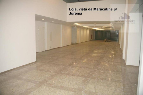 Imagem 2 de 28 de Salão, Ponto, Sobrado, Comercial Par Alugar Em Moema, 1555 M² Útil, 500 M² Total, 20 Vagas De Garagem, São Paulo. - Sl0193