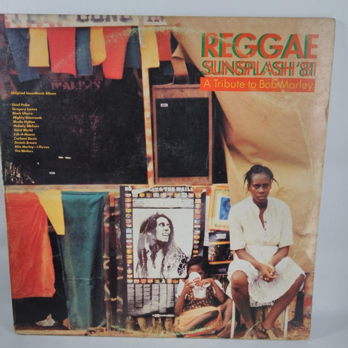 Lp Reggae Sunsplash 81 - Tribute To Bob Marley - X2  Vinilos