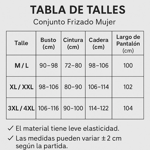 Conjunto De Micropana Acanalada - Temporada Otoño/invierno Marrón Claro Lisa Xl