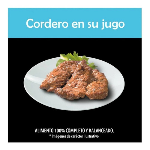 Imagen 4 de 4 de Alimento Para Perro Cesar Mini Fillets Cordero En Su Jugo