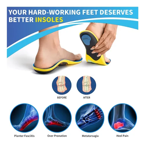 Insertos De Zapatos Hombres, Insertos De Zapatos De Alivio A