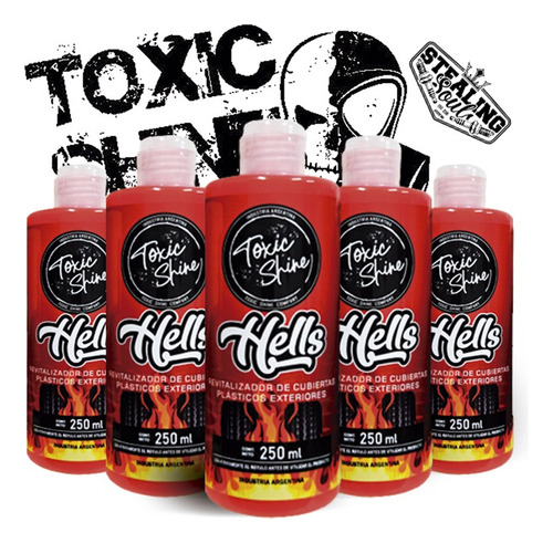 Toxic Shine | Mini Hells | Acond. Cubierta Burlete Plastico