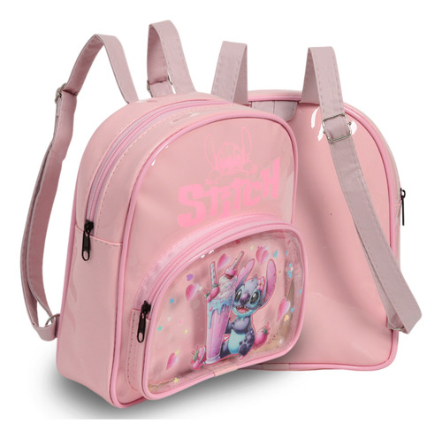 Mochila Infantil Costas Lilo Stitch Passeio Tam P Menina