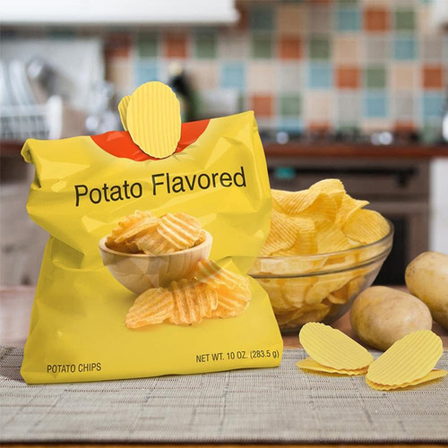 12pc Maquina Sellar Sellador De Bolsas Para Snacks/alimentos Patatas Fritas Con Form