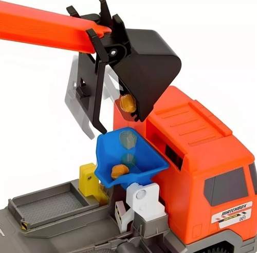 Matchbox Action Driver Camión Excavadora Transformable Grúa Camión Transformable Grúa Multicolor