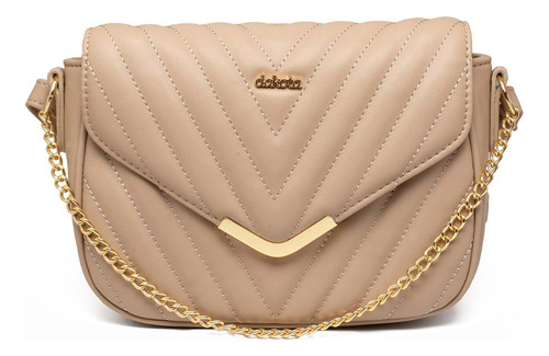 Bolsa Dakota Transversal Dk166 Cor Marrom-claro