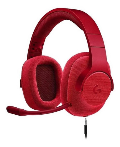 Audífonos gamer Logitech G Series G433 red