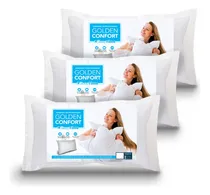Comprar Pack X3 Almohadas Vellon 70x40 Fibra 100% Virgen Siliconada