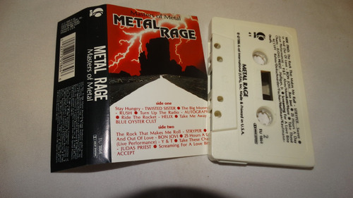 Metal Rage - Masters Of Metal (compilation K-tel) (tape:nm -