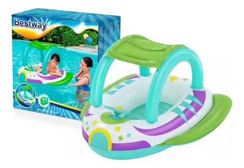 Bote Nave Inflable Para Niños 3años/ Flotador Piscina Playa